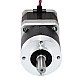 Nema 17 Stepper Motor L=39mm Gear Ratio 5:1 High Precision Planetary Gearbox - 17HS15-1684S-HG5 | StepperOnline CA