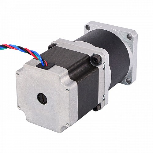 Nema 23 Stepper Motor L=55mm Gear Ratio 10:1 High Precision Planetary Gearbox - 23HS22-2804S-HG10 | StepperOnline CA