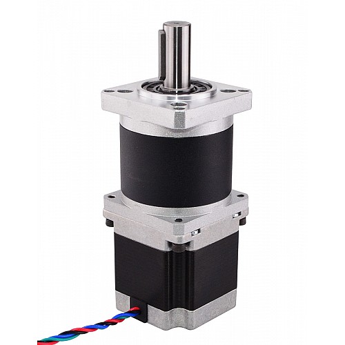 Nema 23 Stepper Motor L=55mm Gear Ratio 20:1 High Precision Planetary Gearbox - 23HS22-2804S-HG20 | StepperOnline CA Nema 23 Stepper Motor L=55mm Gear Ratio 20:1 High Precision Planetary Gearbox - 23HS22-2804S-HG20 | StepperOnline CA