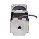 Nema 23 Stepper Motor L=55mm Gear Ratio 50:1 High Precision Planetary Gearbox - 23HS22-2804S-HG50 | StepperOnline CA