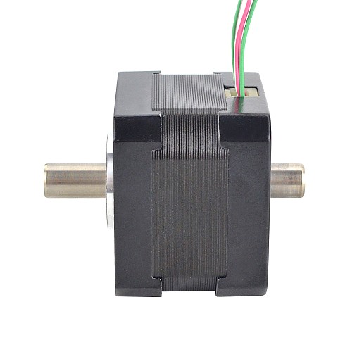 Nema 17 Hollow Shaft Stepper Motor Bipolar 0.25Nm(35.4oz.in) 1.5A 42x42x33.8mm - 17HS13-1504H | StepperOnline CA