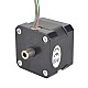 Nema 17 Hollow Shaft Stepper Motor Bipolar 0.25Nm(35.4oz.in) 1.5A 42x42x33.8mm - 17HS13-1504H | StepperOnline CA