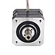 Nema 17 Hollow Shaft Stepper Motor Bipolar 0.25Nm(35.4oz.in) 1.5A 42x42x33.8mm - 17HS13-1504H | StepperOnline CA
