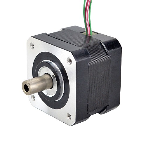 Nema 17 Hollow Shaft Stepper Motor Bipolar 0.25Nm(35.4oz.in) 1.5A 42x42x33.8mm - 17HS13-1504H | StepperOnline CA