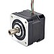 Nema 17 Hollow Shaft Stepper Motor Bipolar 0.25Nm(35.4oz.in) 1.5A 42x42x33.8mm - 17HS13-1504H | StepperOnline CA
