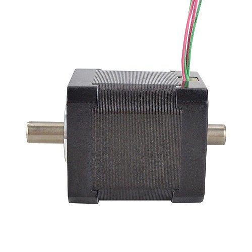 Nema 17 Hollow Shaft Stepper Motor Bipolar 0.36Nm(51oz.in) 1.5A 42x42x47.75mm - 17HS19-1504H | StepperOnline CA
