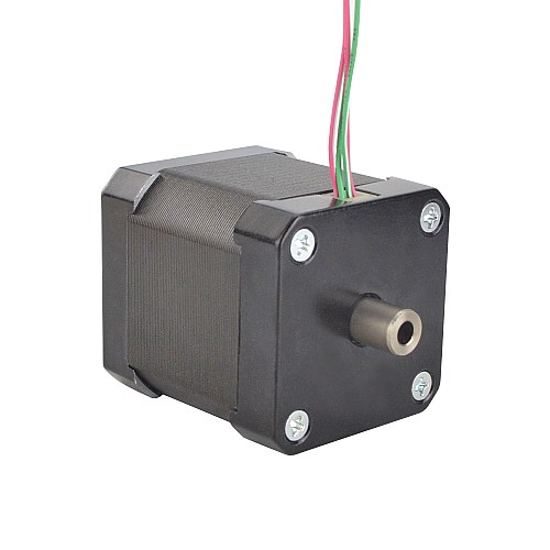 Nema 17 Hollow Shaft Stepper Motor Bipolar 0.36Nm(51oz.in) 1.5A 42x42x47.75mm - 17HS19-1504H | StepperOnline CA