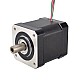Nema 17 Hollow Shaft Stepper Motor Bipolar 0.36Nm(51oz.in) 1.5A 42x42x47.75mm - 17HS19-1504H | StepperOnline CA
