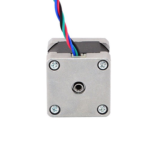 Nema 14 Hollow Shaft Stepper Motor Bipolar 18Ncm(25.5oz.in) 0.8A 35x35x34mm - 14HS13-0804SH | StepperOnline CA
