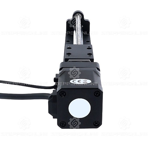 Nema 17 Stepper Ball Screw Linear Actuator 2.5A Stroke 200mm 0.70Nm(99.13oz.in) Lead 5mm(0.19685) with Sensor - LMD17S24BVB25-200 | StepperOnline CA