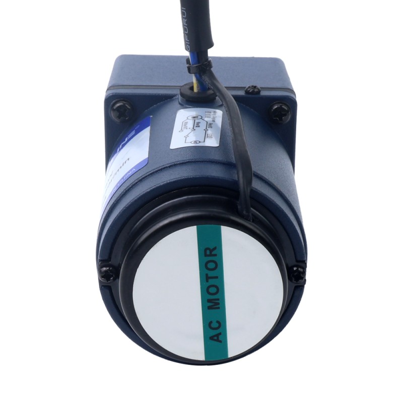 6W 110VAC 60Hz 3-51.67RPM 0.82Nm(116.12oz.in) Flange 60mm Spur Gearbox Single-phase AC Variable Speed Motor - 2IK6RGN-A/2GN30K | StepperOnline CA