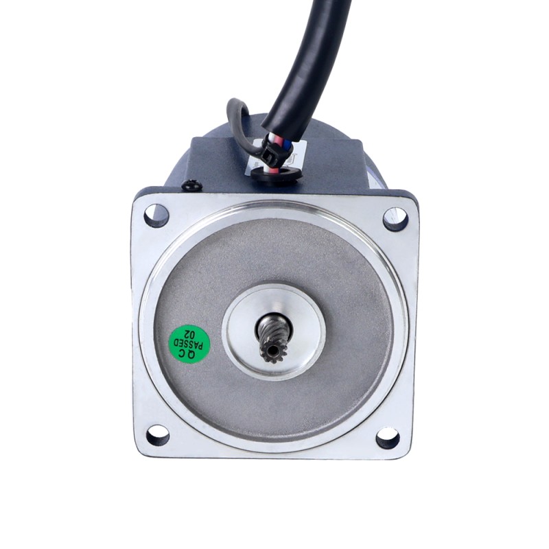 15W 220VAC 50Hz 6-90RPM 1.51Nm(213.83oz.in) Flange 70mm Spur Gearbox Single-phase AC Variable Speed Motor - 3IK15RGN-C/3GN15K | StepperOnline CA