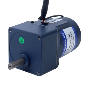 DE On Sale - 15W 220VAC 50Hz 0.45-6.75RPM 5.00Nm Flange 70mm Spur Gearbox Single-phase AC Variable Speed Motor