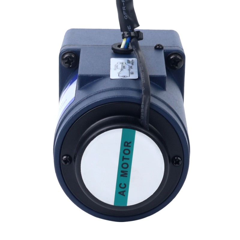 15W 220VAC 50Hz 6-90RPM 1.51Nm(213.83oz.in) Flange 70mm Spur Gearbox Single-phase AC Variable Speed Motor - 3IK15RGN-C/3GN15K | StepperOnline CA