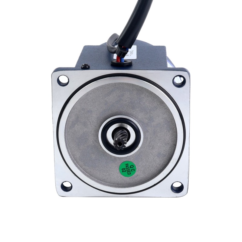25W 110VAC 60Hz 3-51.67RPM 3.90Nm(552.28oz.in) Flange 80mm Right Angle Gearbox Single-phase AC Variable Speed Motor - 4IK25RGN-A/4GN30RC | StepperOnline CA