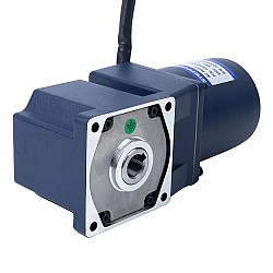 25W 110VAC 60Hz 0.5-8.61RPM 16.00Nm(2265.76oz.in) Flange 80mm Right Angle Gearbox Single-phase AC Variable Speed Motor