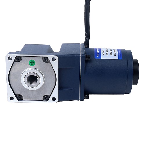 25W 110VAC 60Hz 0.5-8.61RPM 16.00Nm(2265.76oz.in) Flange 80mm Right Angle Gearbox Single-phase AC Variable Speed Motor - 4IK25RGN-A/4GN180RC | StepperOnline CA