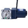 25W 110VAC 60Hz 3-51.67RPM 3.90Nm(552.28oz.in) Flange 80mm Right Angle Gearbox Single-phase AC Variable Speed Motor - 4IK25RGN-A/4GN30RT | StepperOnline CA