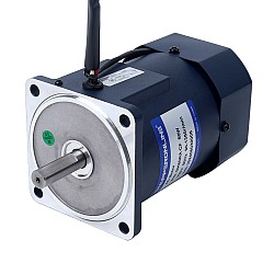 60W 220VAC 50Hz 90-1350RPM 0.45Nm(63.72oz.in) Flange 90mm Single-phase AC Variable Speed Motor