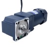 120W 220VAC 50Hz 6-90RPM 9.30Nm(1316.97oz.in) Flange 90mm Right Angle Gearbox Single-phase AC Variable Speed Motor - 5IK120RGU-CF/5GU15RT | StepperOnline CA