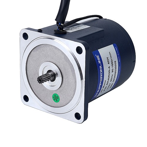 40W 110VAC 60Hz 0.9-15.5RPM 10.00Nm(1416.12oz.in) Flange 90mm Spur Gearbox Single-phase AC Variable Speed Motor - 5IK40RGN-A/5GN100K | StepperOnline CA 40W 110VAC 60Hz 0.9-15.5RPM 10.00Nm(1416.12oz.in) Flange 90mm Spur Gearbox Single-phase AC Variable Speed Motor - 5IK40RGN-A/5GN100K | StepperOnline CA