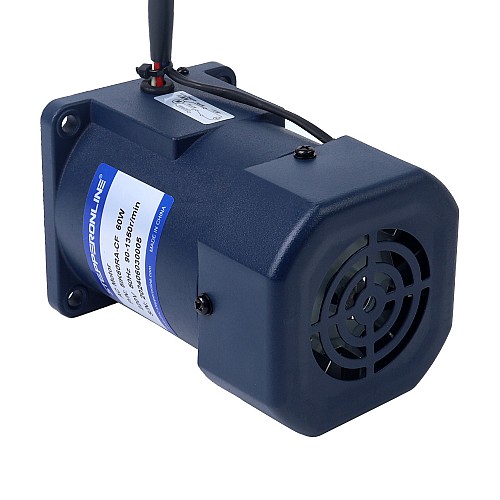 60W 220VAC 50Hz 90-1350RPM 0.45Nm(63.72oz.in) Flange 90mm Single-phase AC Variable Speed Motor - 5IK60RA-CF | StepperOnline CA