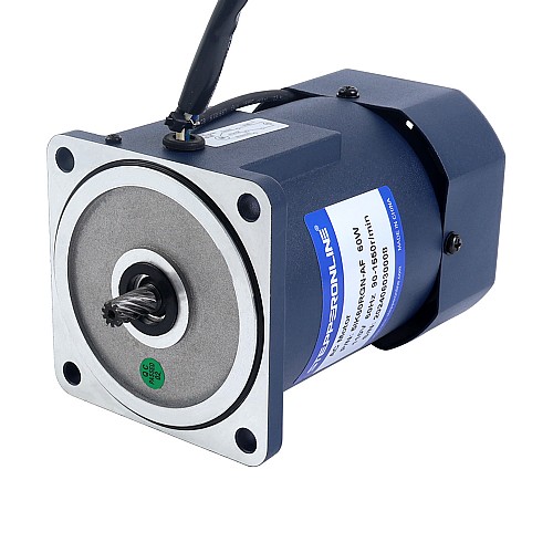 60W 110VAC 60Hz 9-155RPM 2.86Nm(405.01oz.in) Flange 90mm Spur Gearbox Single-phase AC Variable Speed Motor - 5IK60RGN-AF/5GN10K | StepperOnline CA 60W 110VAC 60Hz 9-155RPM 2.86Nm(405.01oz.in) Flange 90mm Spur Gearbox Single-phase AC Variable Speed Motor - 5IK60RGN-AF/5GN10K | StepperOnline CA