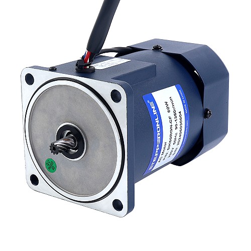 60W 220VAC 50Hz 6-90RPM 4.93Nm(698.15oz.in) Flange 90mm Spur Gearbox Single-phase AC Variable Speed Motor - 5IK60RGN-CF/5GN15K | StepperOnline CA 60W 220VAC 50Hz 6-90RPM 4.93Nm(698.15oz.in) Flange 90mm Spur Gearbox Single-phase AC Variable Speed Motor - 5IK60RGN-CF/5GN15K | StepperOnline CA