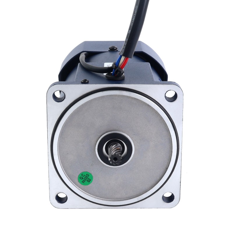 60W 220VAC 50Hz 18-270RPM 1.64Nm(232.24oz.in) Flange 90mm Spur Gearbox Single-phase AC Variable Speed Motor - 5IK60RGN-CF/5GN5K | StepperOnline CA