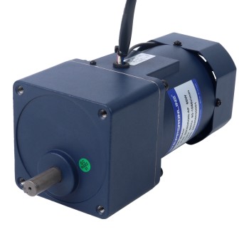 US On Sale - 60W 220VAC 50Hz 0.45-6.75RPM 10.00Nm Flange 90mm Spur Gearbox Single-phase AC Variable Speed Motor