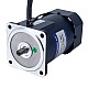 90W 110VAC 60Hz 0.5-8.61RPM 40.00Nm(5664.4oz.in) Flange 90mm Right Angle Gearbox Single-phase AC Variable Speed Motor - 5IK90RGU-AF/5GU180RC | StepperOnline CA