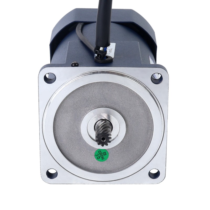 90W 110VAC 60Hz 9-155RPM 4.37Nm(618.84oz.in) Flange 90mm Spur Gearbox Single-phase AC Variable Speed Motor - 5IK90RGU-AF/5GU10KB | StepperOnline CA