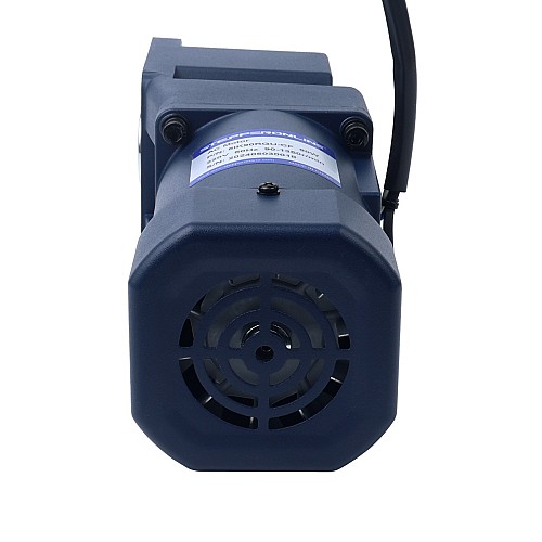 90W 110VAC 60Hz 0.5-8.61RPM 40.00Nm(5664.4oz.in) Flange 90mm Right Angle Gearbox Single-phase AC Variable Speed Motor - 5IK90RGU-AF/5GU180RC | StepperOnline CA