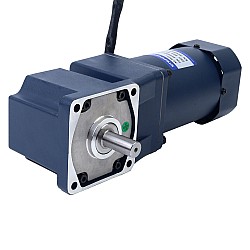 90W 220VAC 50Hz 6-90RPM 7.00Nm(991.27oz.in) Flange 90mm Right Angle Gearbox Single-phase AC Variable Speed Motor