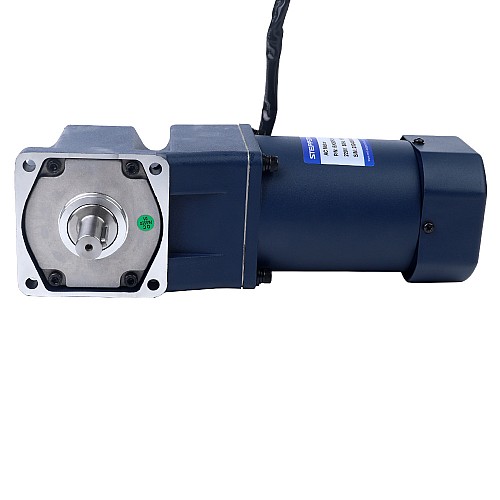 90W 220VAC 50Hz 6-90RPM 7.00Nm(991.27oz.in) Flange 90mm Right Angle Gearbox Single-phase AC Variable Speed Motor - 5IK90RGU-CF/5GU15RT | StepperOnline CA