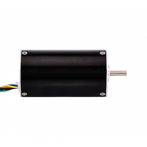24V 3000RPM 0.064Nm 20W 1.09A Round Ф36x65mm Brushless DC Motor - 36BLR65-24-01 | StepperOnline CA