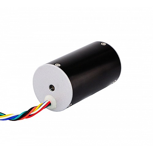 24V 3000RPM 0.064Nm 20W 1.09A Round Ф36x65mm Brushless DC Motor - 36BLR65-24-01 | StepperOnline CA