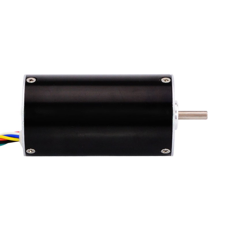 24V 4000RPM 0.131Nm 55W 3.5A Round Ф42x63mm Brushless DC Motor - 42BLR63-24-01 | StepperOnline CA