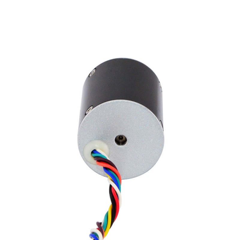 24V 4000RPM 0.131Nm 55W 3.5A Round Ф42x63mm Brushless DC Motor - 42BLR63-24-01 | StepperOnline CA