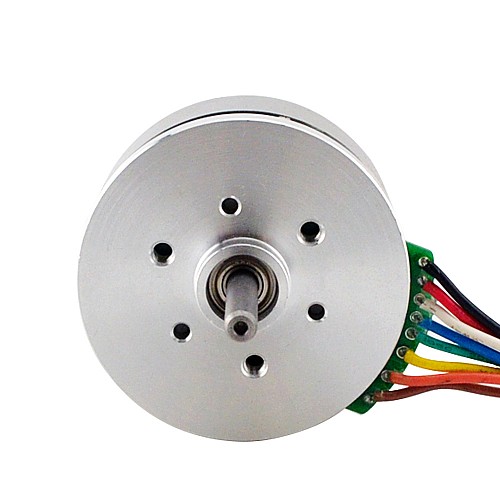 24V 5250RPM 0.084Nm 50W 2.6A Ф43.2x21.6mm External Rotor Motor - 45BLE22-24-01 | StepperOnline CA
