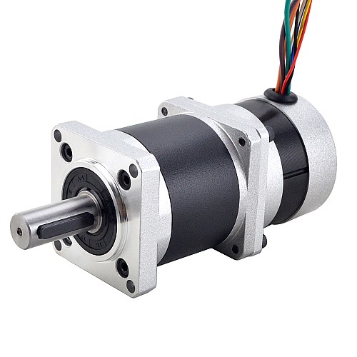 24V 84W 70RPM Geared Brushless DC Motor 8.63Nm(1221.4oz.in) 50:1 High Precision Gearbox - 57BLR50-24-01-HG50 | StepperOnline CA