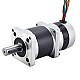 24V 84W 70RPM Geared Brushless DC Motor 8.63Nm(1221.4oz.in) 50:1 High Precision Gearbox - 57BLR50-24-01-HG50 | StepperOnline CA