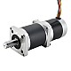 24V 172W 35RPM Geared Brushless DC Motor 25.00Nm(3540.29oz.in) 100:1 High Precision Gearbox - 57BLR70-24-02-HG100 | StepperOnline CA