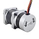 24V 84W 350RPM Geared Brushless DC Motor 1.89Nm(267.65oz.in) 10:1 High Precision Gearbox - 57BLR50-24-01-HG10 | StepperOnline CA
