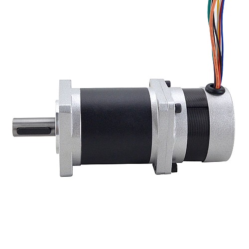 24V 84W 35RPM Geared Brushless DC Motor 14.95Nm(2117.09oz.in) 100:1 High Precision Gearbox - 57BLR50-24-01-HG100 | StepperOnline CA