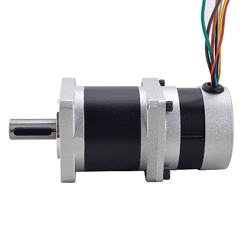 24V 84W 70RPM Geared Brushless DC Motor 8.63Nm(1221.4oz.in) 50:1 High Precision Gearbox - 57BLR50-24-01-HG50 | StepperOnline CA
