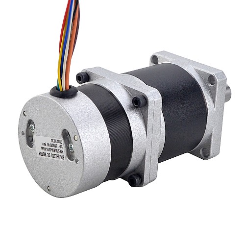 24V 84W 70RPM Geared Brushless DC Motor 8.63Nm(1221.4oz.in) 50:1 High Precision Gearbox - 57BLR50-24-01-HG50 | StepperOnline CA
