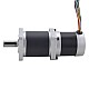 24V 172W 35RPM Geared Brushless DC Motor 25.00Nm(3540.29oz.in) 100:1 High Precision Gearbox - 57BLR70-24-02-HG100 | StepperOnline CA