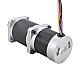 24V 172W 35RPM Geared Brushless DC Motor 25.00Nm(3540.29oz.in) 100:1 High Precision Gearbox - 57BLR70-24-02-HG100 | StepperOnline CA