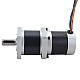 24V 172W 70RPM Geared Brushless DC Motor 17.63Nm(2496.61oz.in) 50:1 High Precision Gearbox - 57BLR70-24-02-HG50 | StepperOnline CA